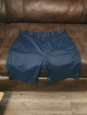 Savane Men's Navy Flat-Front Shorts